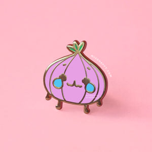 "Crybaby Onion (Pink)" Enamel Pin