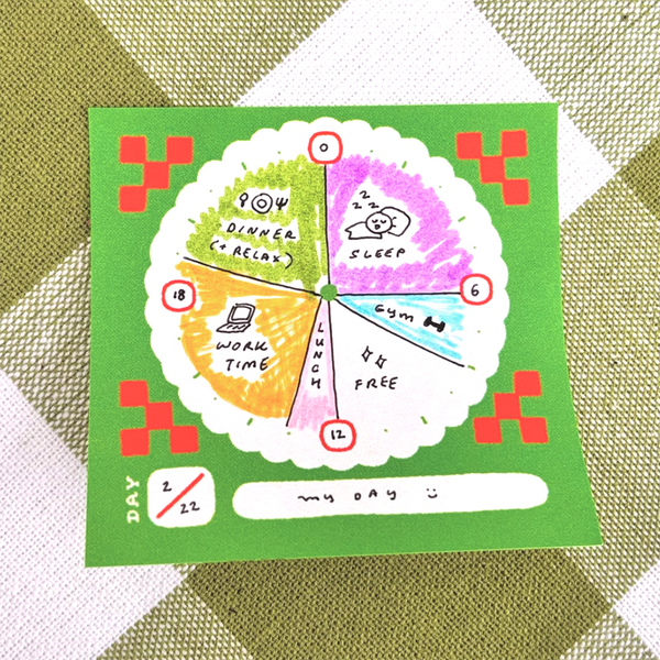 "Time Block" Memo Pad
