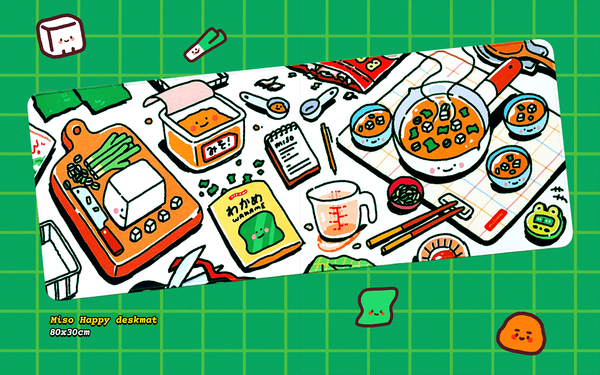 "Miso Happy" Deskmat