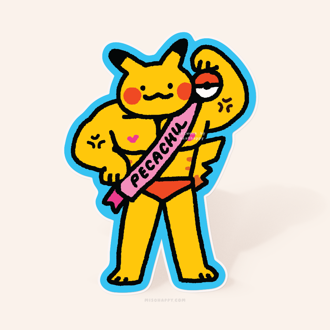 "Pecachu" Sticker