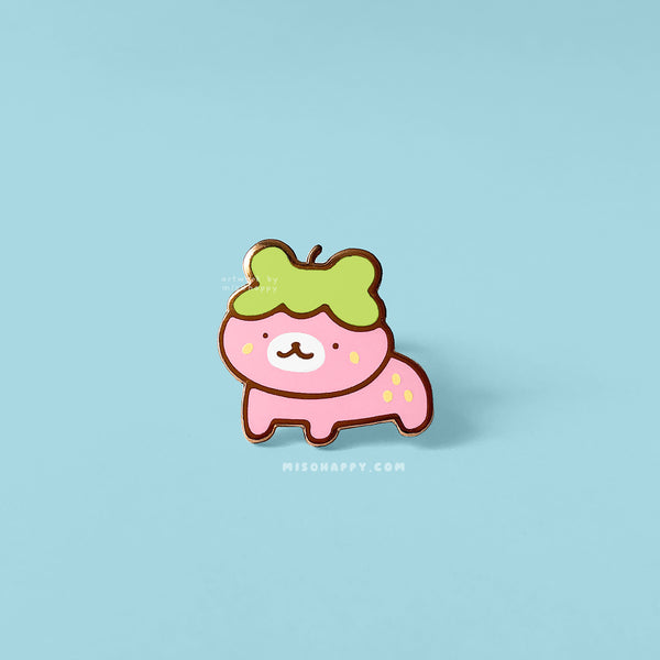 "Strawbeary Friends (Pink)" Enamel Pin