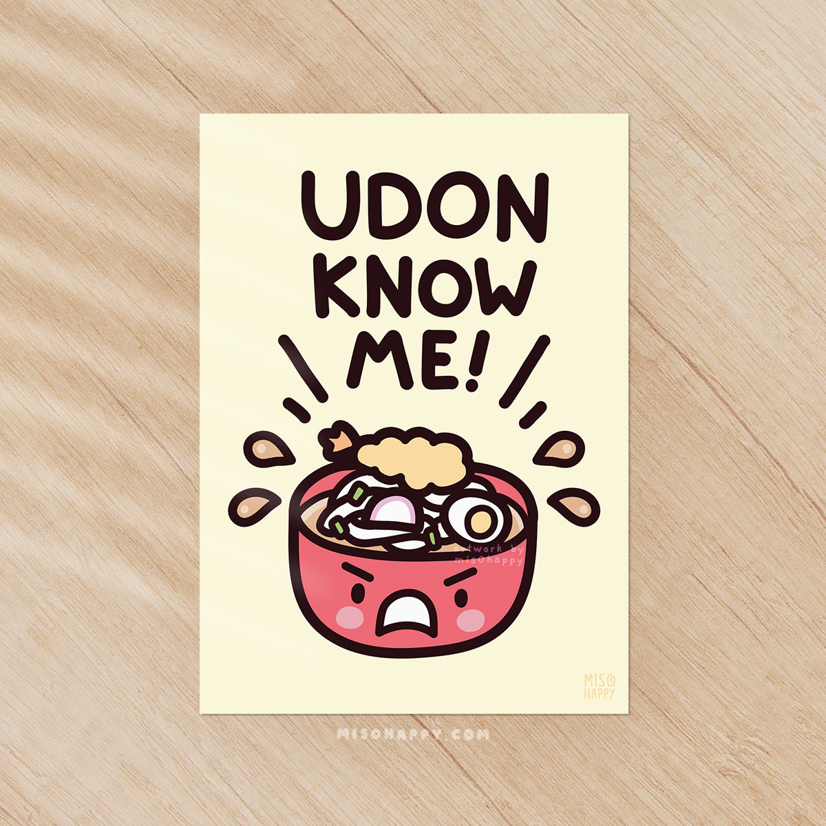 "Udon Know Me!" Print