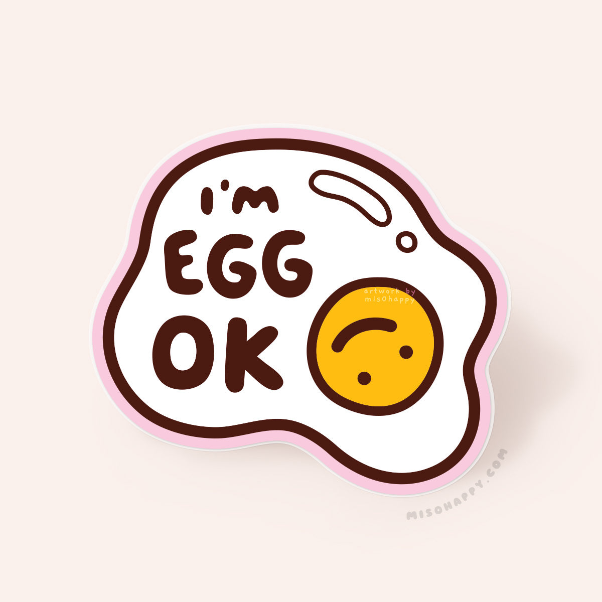 "I'm Egg OK" Sticker